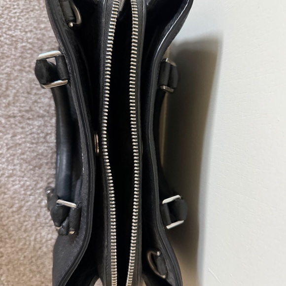 Michael Kors Black Satchel with Textured Leather - Picture 2 of 4